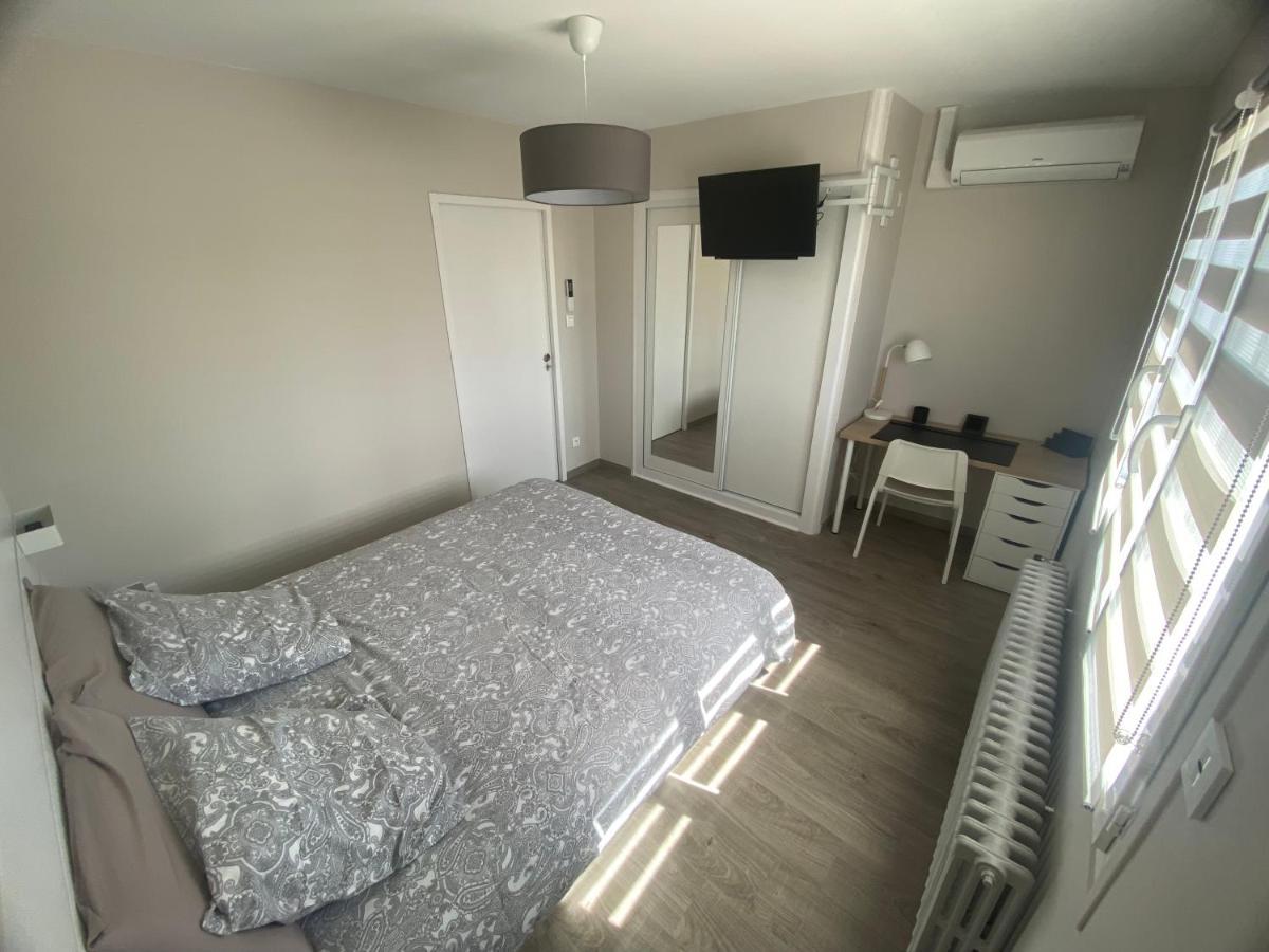 Chambre Dans Logement Partage Chez L Habitant Avec Piscine De 1 A 3 Chambres Grieges Bagian luar foto